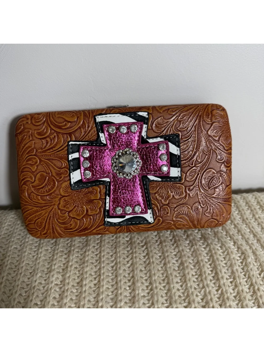 Western Faux Leather Wallet